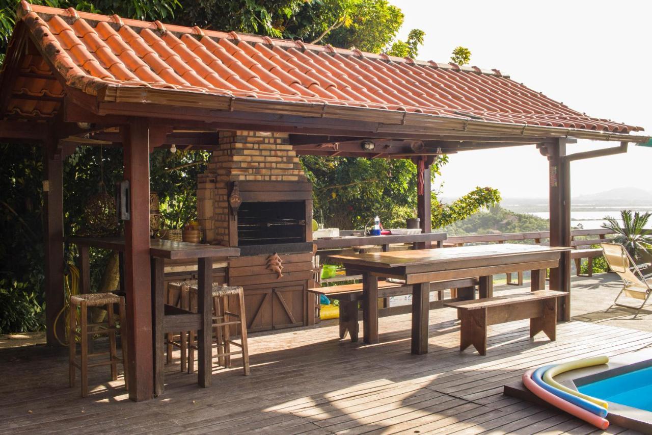 Casa Com Piscina E Incrivel Vista Para Lagoa Garopaba Bagian luar foto