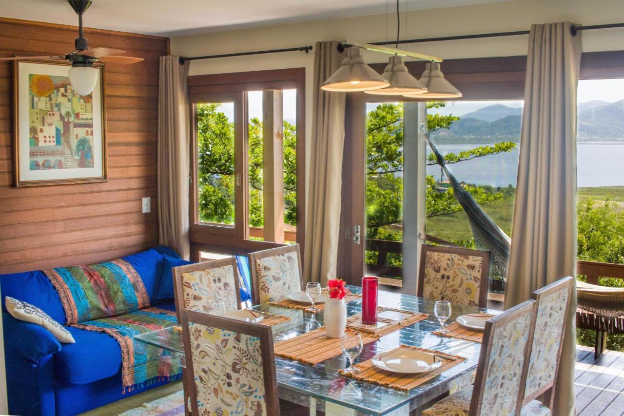 Casa Com Piscina E Incrivel Vista Para Lagoa Garopaba Bagian luar foto